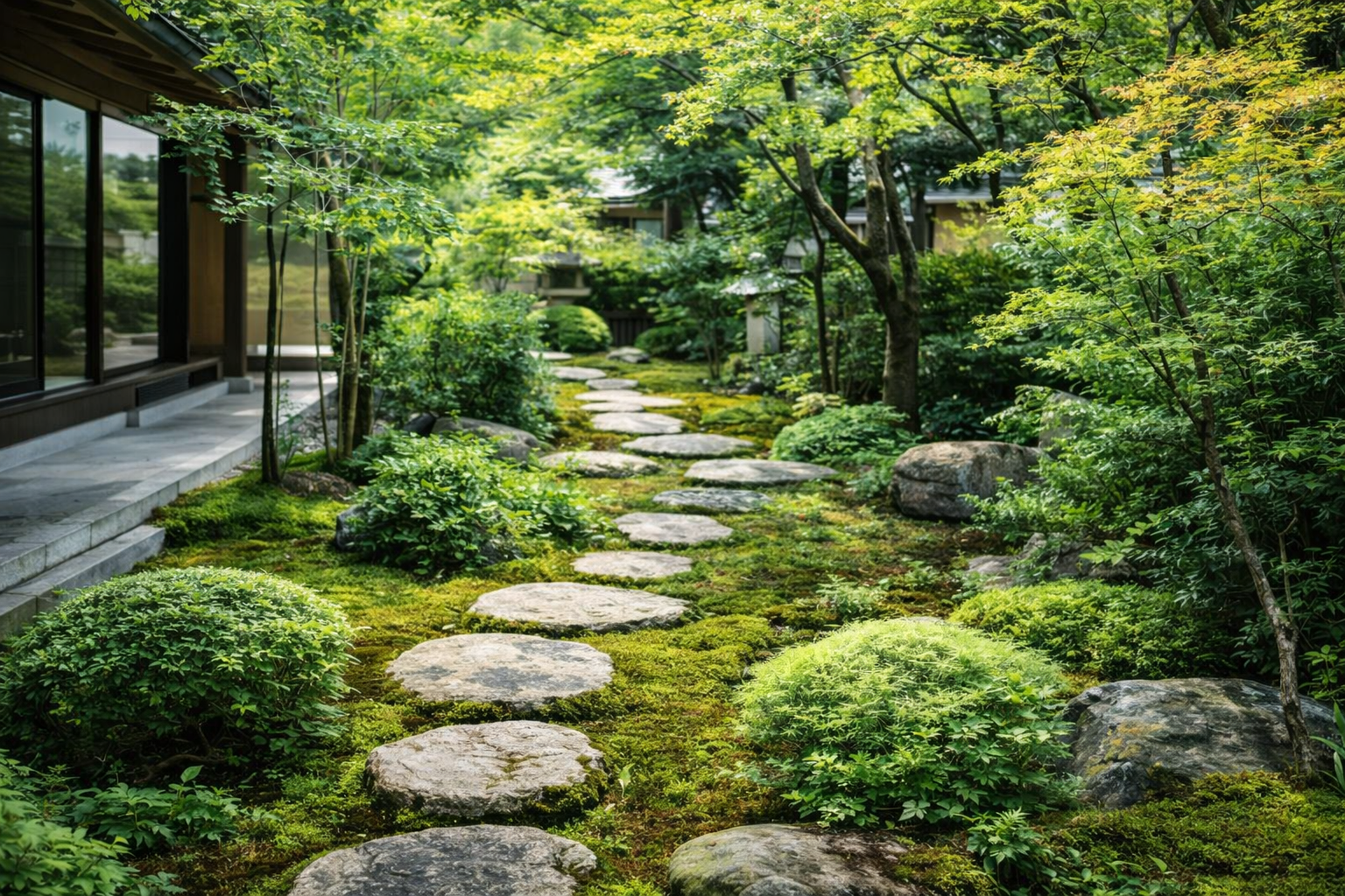 松江店の庭づくり・造園の施工イメージ